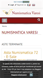 Mobile Screenshot of numismaticavaresi.bidinside.com